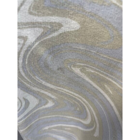 Vintage Style Marble‎ Print Jogger Pants With Elastic Waist & Cuffs - Picture 8 of 11